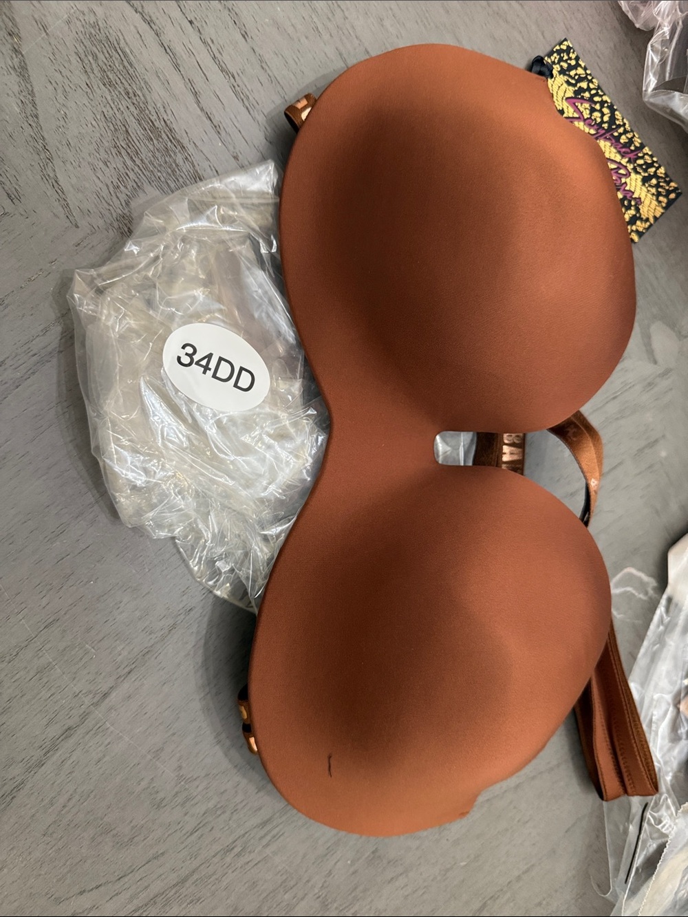 Everyday Molded T-Shirt Bra - Rust Brown, 34DD
